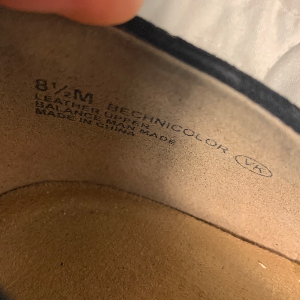 Aerosoles Black Suede Ballet Flats with Leopard Toe Accent NEW - Picture 8 of 11